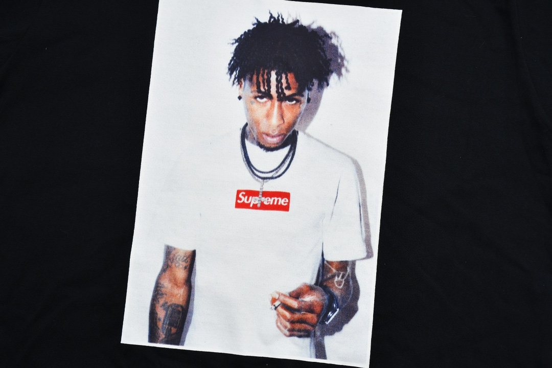 Supreme NBA YoungBoy Portrait Graphic T-Shirt ¡ª detail
