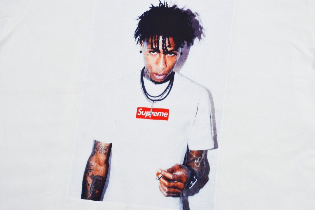 Supreme NBA YoungBoy Portrait Graphic T-Shirt ¡ª detail