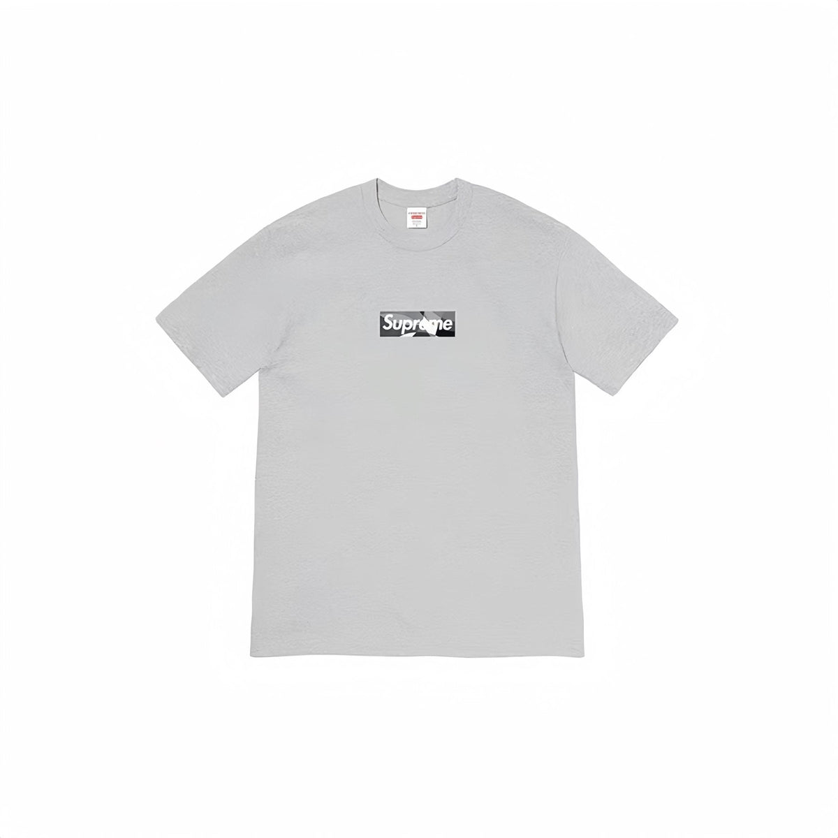 Supreme Black/Gray Box Logo Short-Sleeve T-Shirt ¡ª front