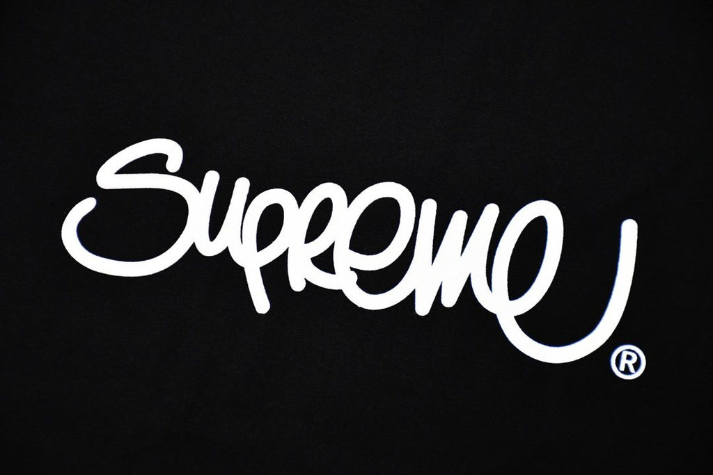 Supreme Handstyle Script Graphic T-Shirt ¡ª detail