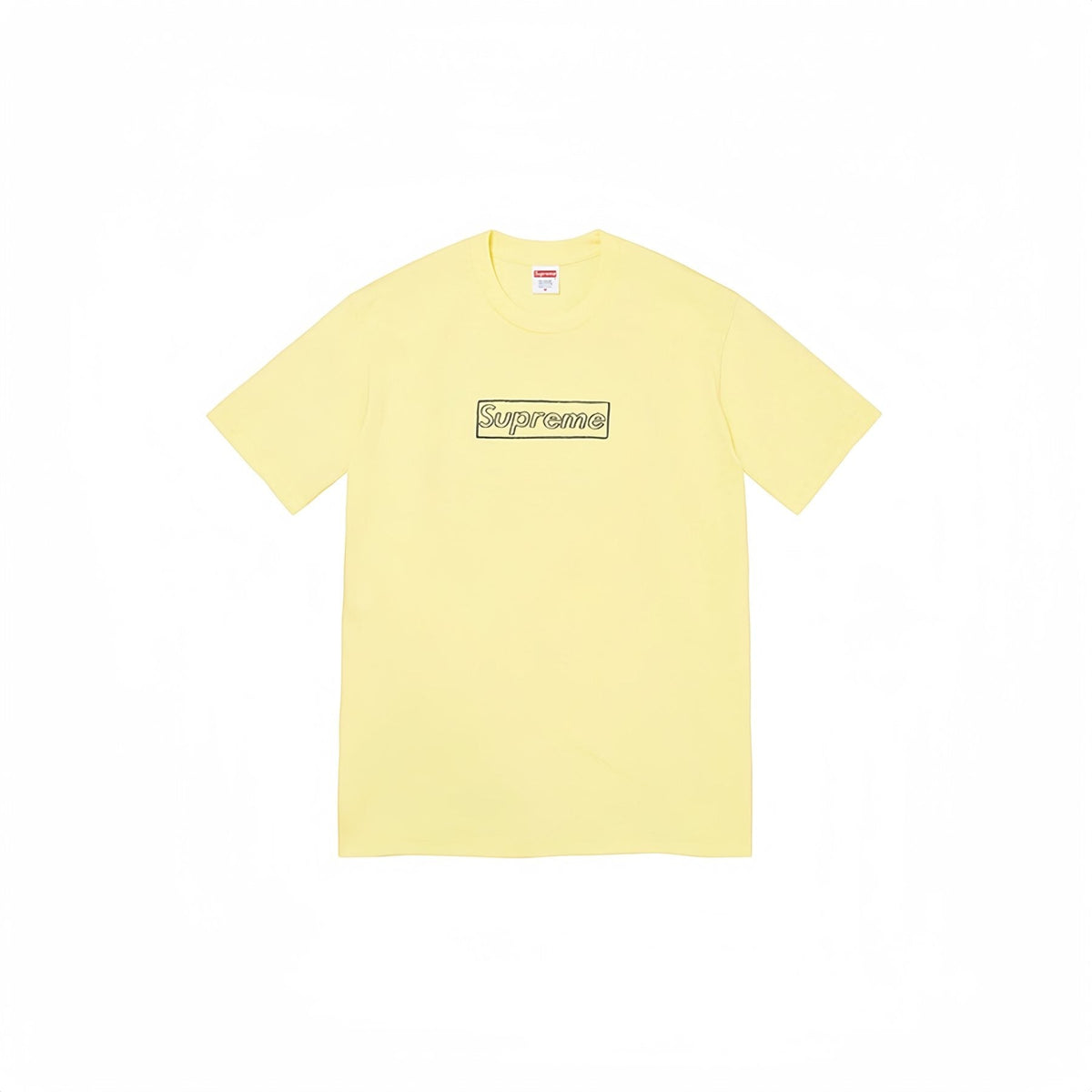 Supreme Chalk Logo Graphic T-Shirt ¡ª front