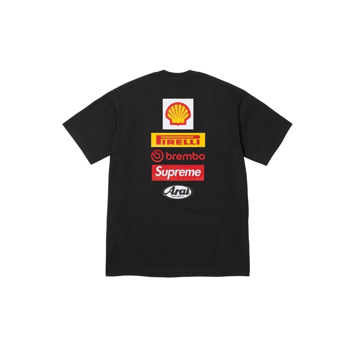 Supreme Ducati Sponsor Graphic Short-Sleeve T-Shirt ¡ª back