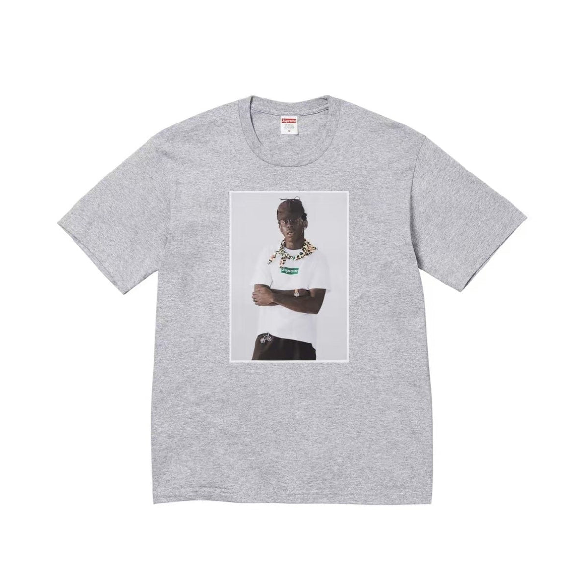 Supreme Tyler The Creator Portrait Graphic T-Shirt ¡ª front