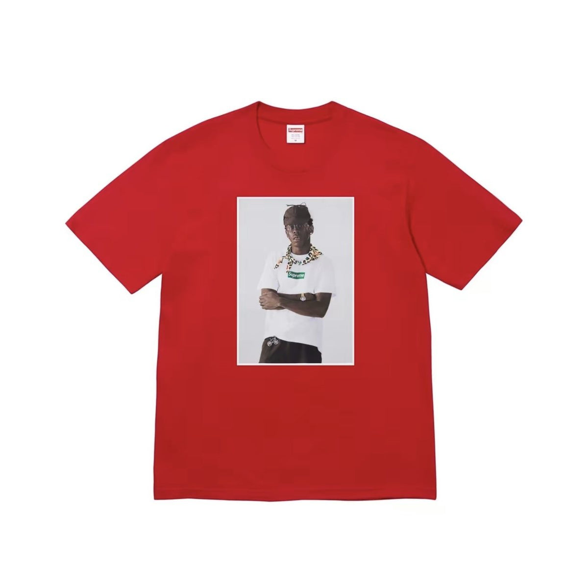 Supreme Tyler The Creator Portrait Graphic T-Shirt ¡ª front