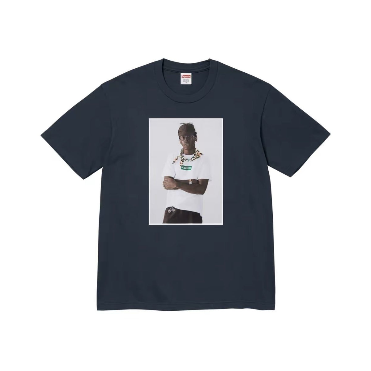 Supreme Tyler The Creator Portrait Graphic T-Shirt ¡ª front