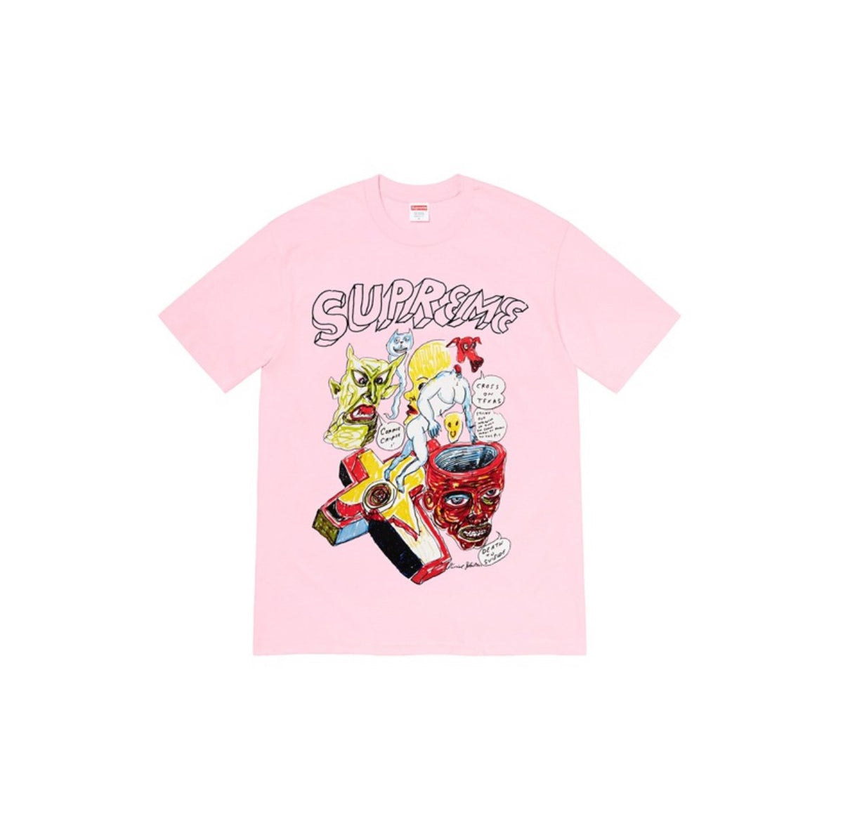 Supreme Daniel Johnston Cartoon Collage Graphic T-Shirt ¡ª front