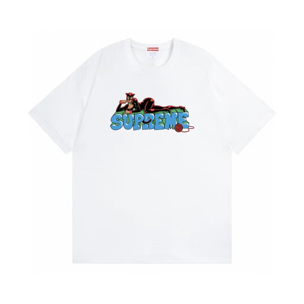Supreme Catwoman Graphic T-Shirt ¡ª front