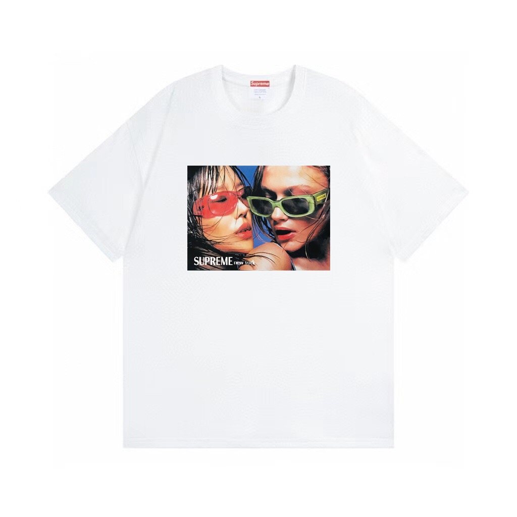 Supreme Eyewear Portrait Graphic T-Shirt ¡ª front