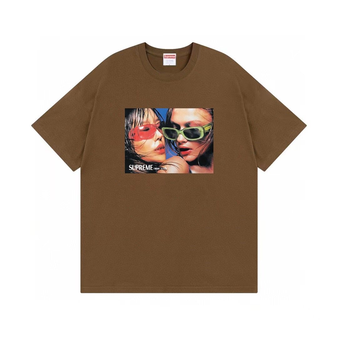Supreme Eyewear Portrait Graphic T-Shirt ¡ª front
