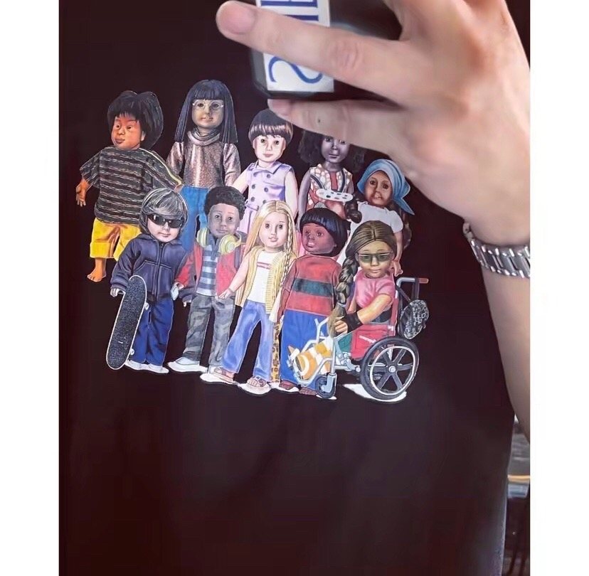 Supreme Children Cartoon Graphic T-Shirt ¡ª detail