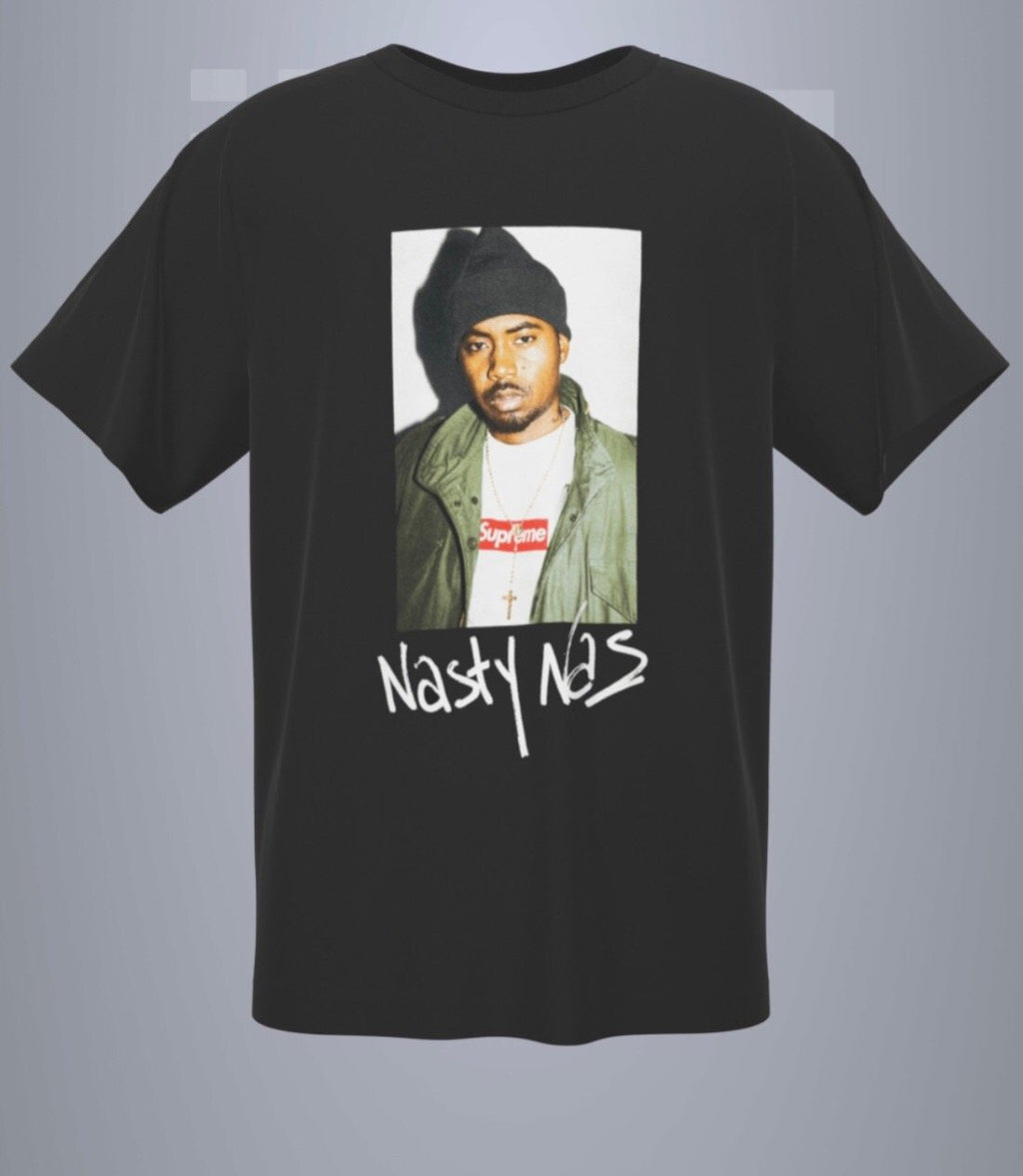 Supreme Nas Portrait Graphic T-Shirt ¡ª hero