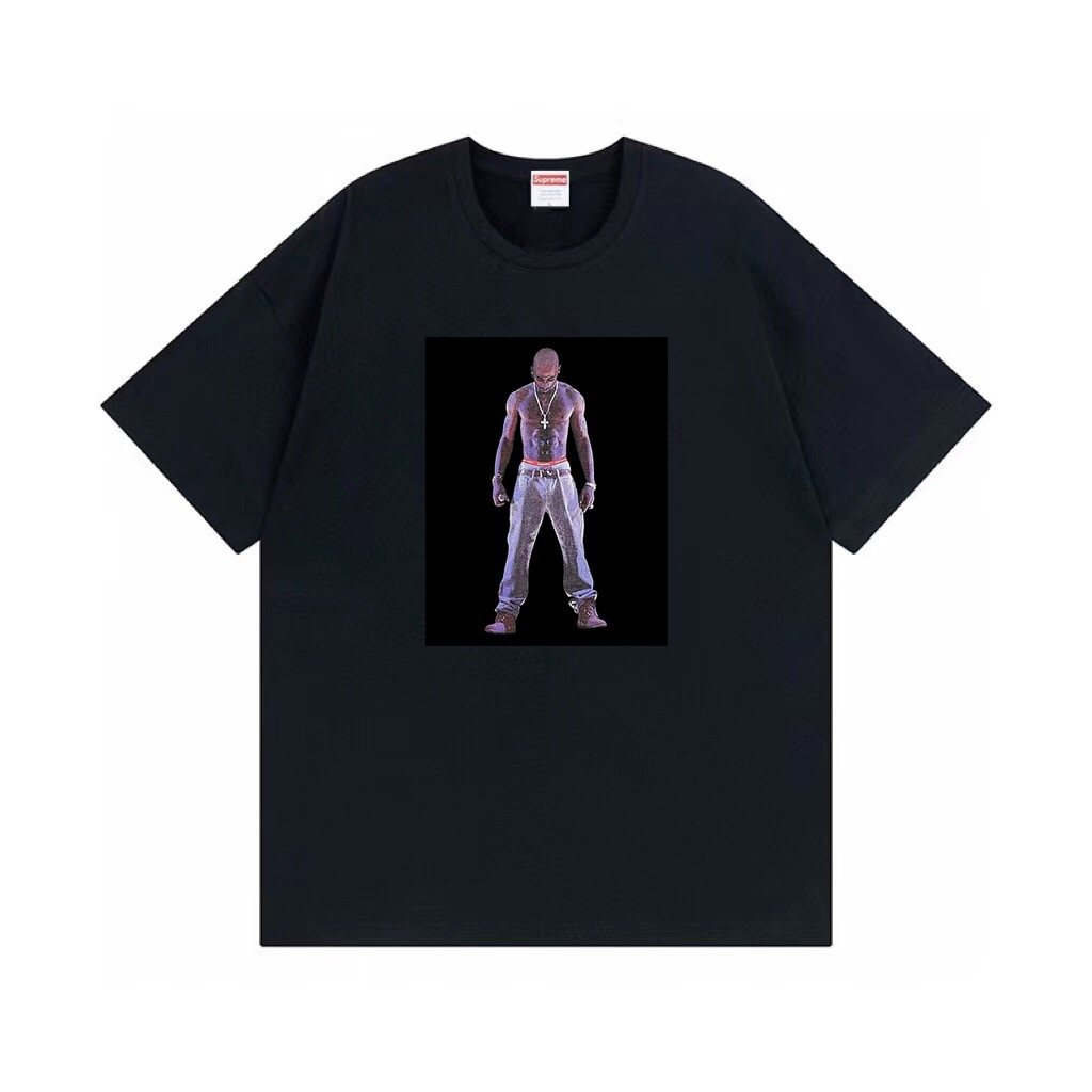 Supreme Tupac Hologram Graphic Short-Sleeve T-Shirt ¡ª hero