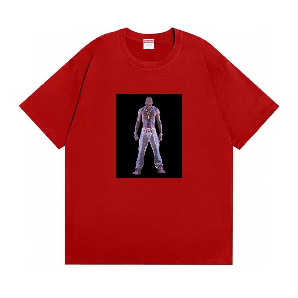 Supreme Tupac Hologram Graphic Short-Sleeve T-Shirt ¡ª front
