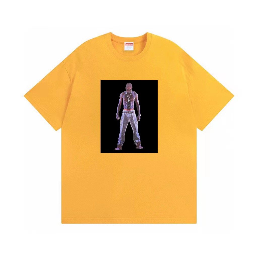 Supreme Tupac Hologram Graphic Short-Sleeve T-Shirt ¡ª front