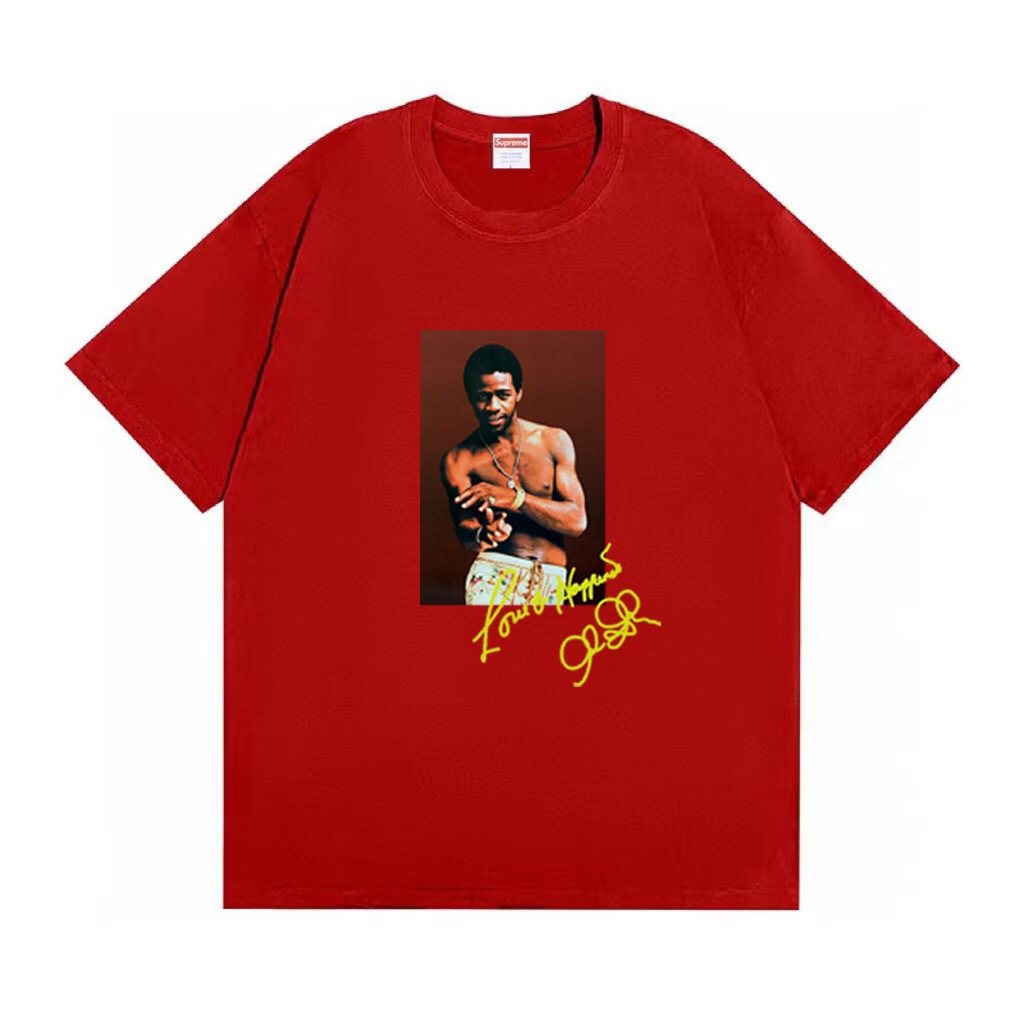 Supreme Al Green Portrait Graphic Short-Sleeve T-Shirt ¡ª front
