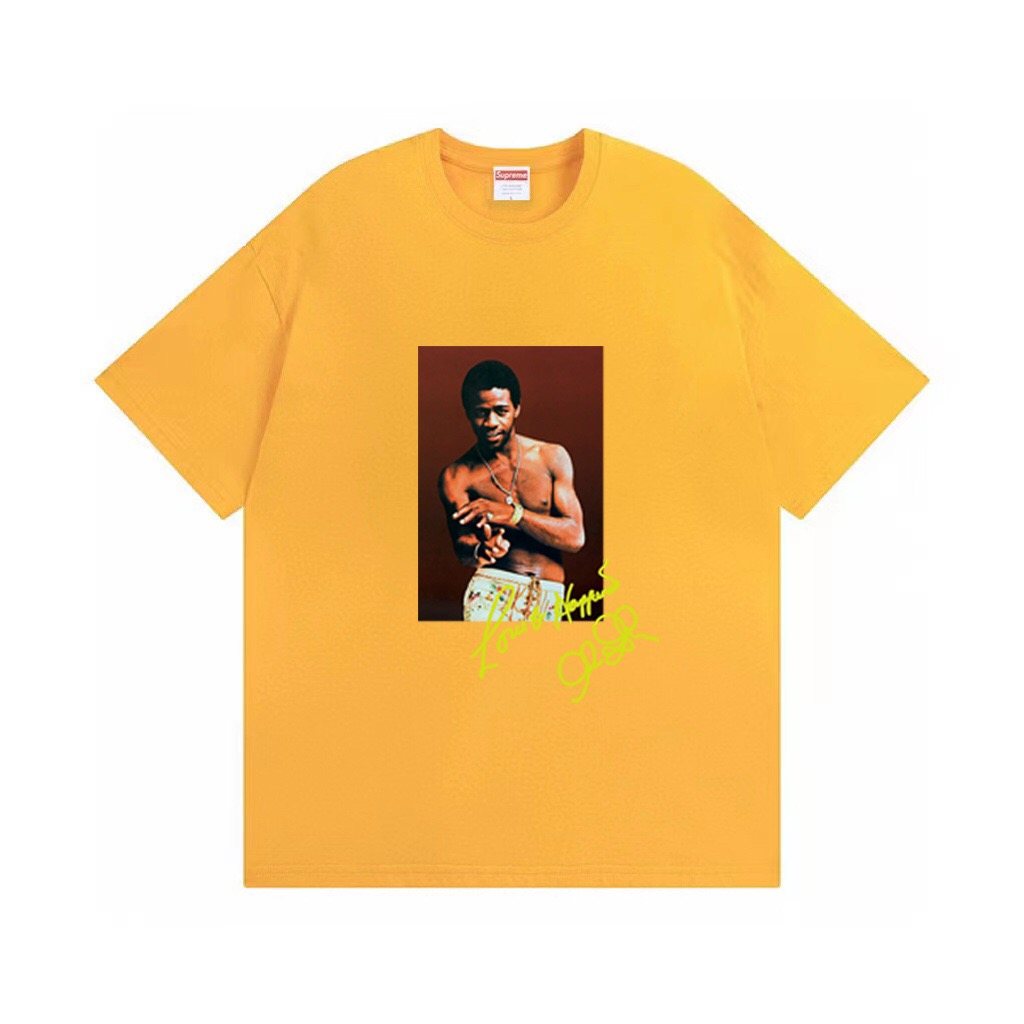 Supreme Al Green Portrait Graphic Short-Sleeve T-Shirt ¡ª front