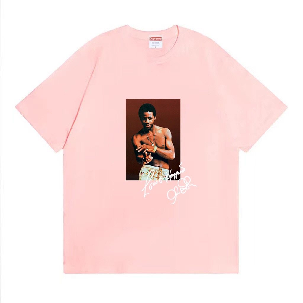 Supreme Al Green Portrait Graphic Short-Sleeve T-Shirt ¡ª front