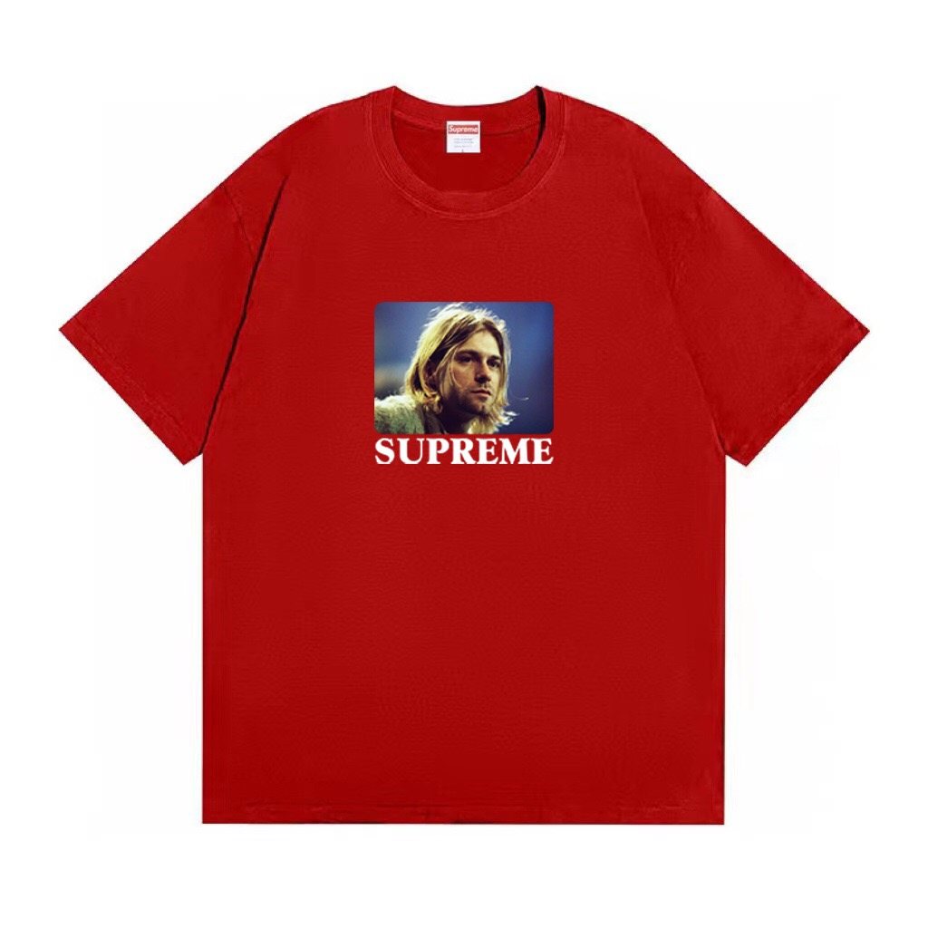 Supreme Kurt Cobain Portrait Graphic T-Shirt ¡ª front