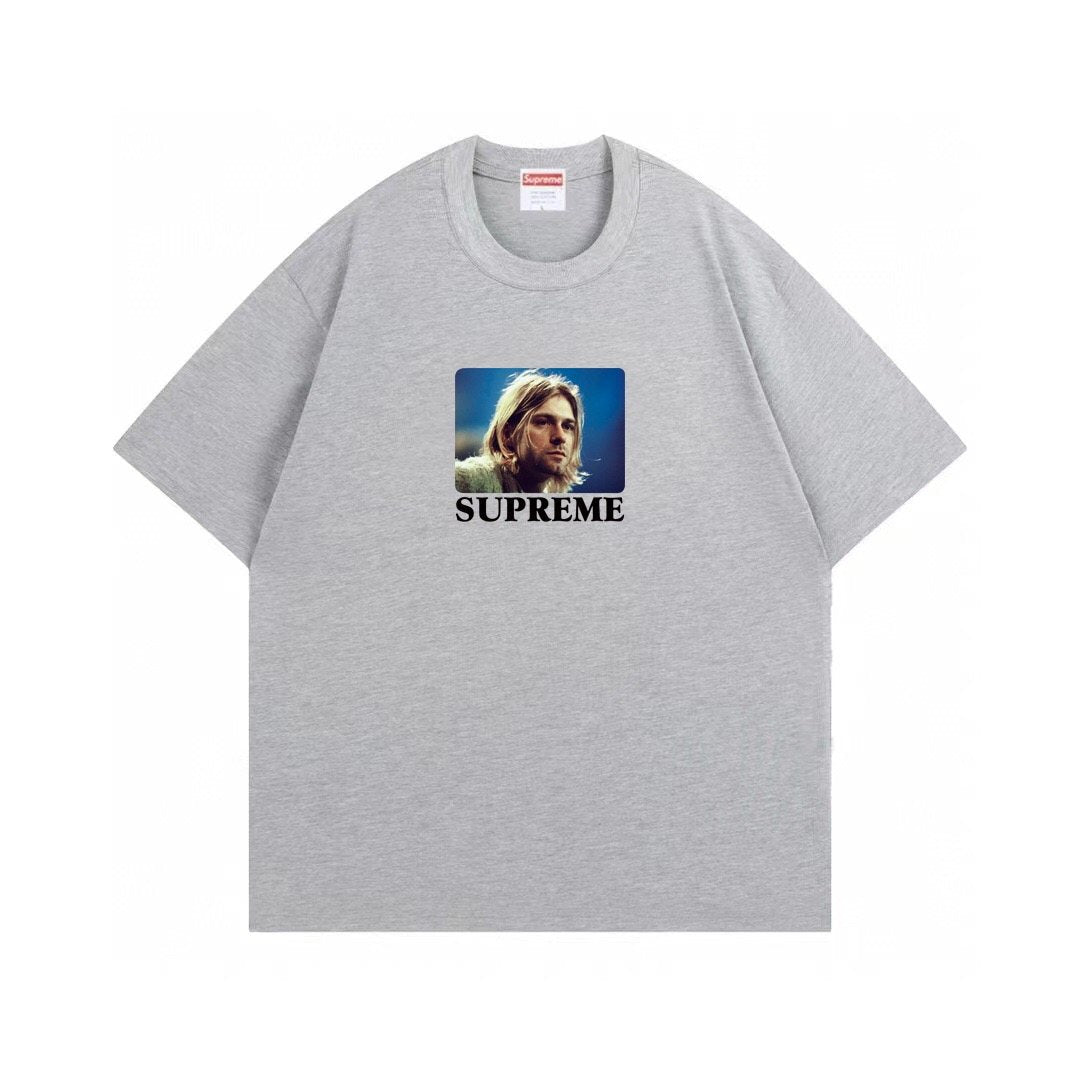 Supreme Kurt Cobain Portrait Graphic T-Shirt ¡ª front