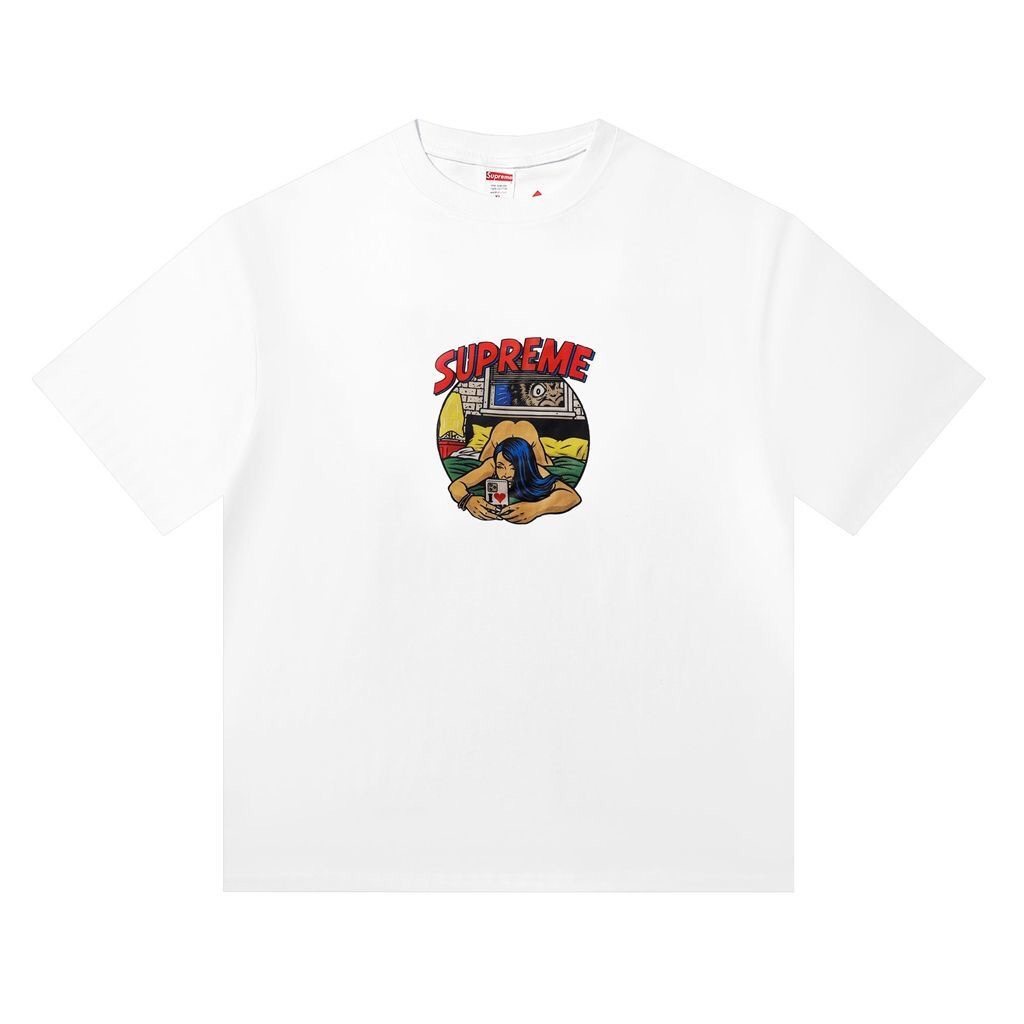 Supreme Bedroom Comic Graphic T-Shirt ¡ª front