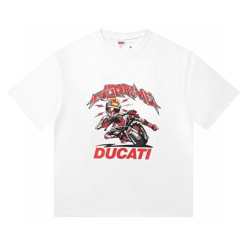 Supreme Ducati Racing Graphic T-Shirt ¡ª front