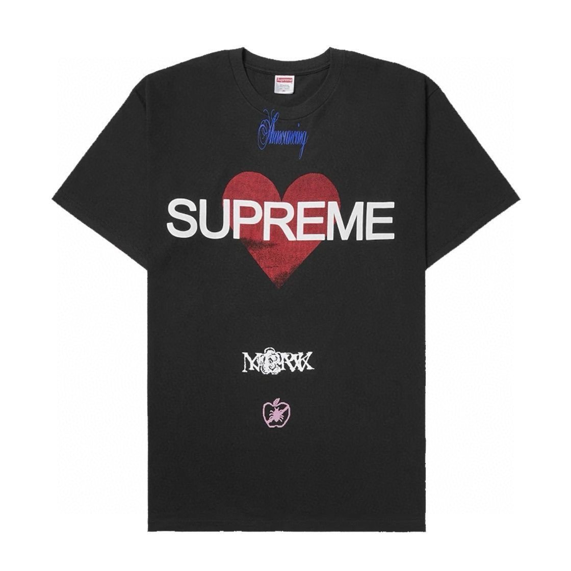 Supreme Heart Graphic Short-Sleeve T-Shirt ¡ª front