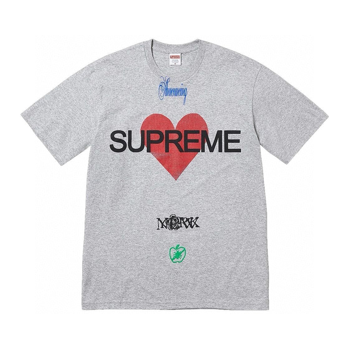 Supreme Heart Graphic Short-Sleeve T-Shirt ¡ª front