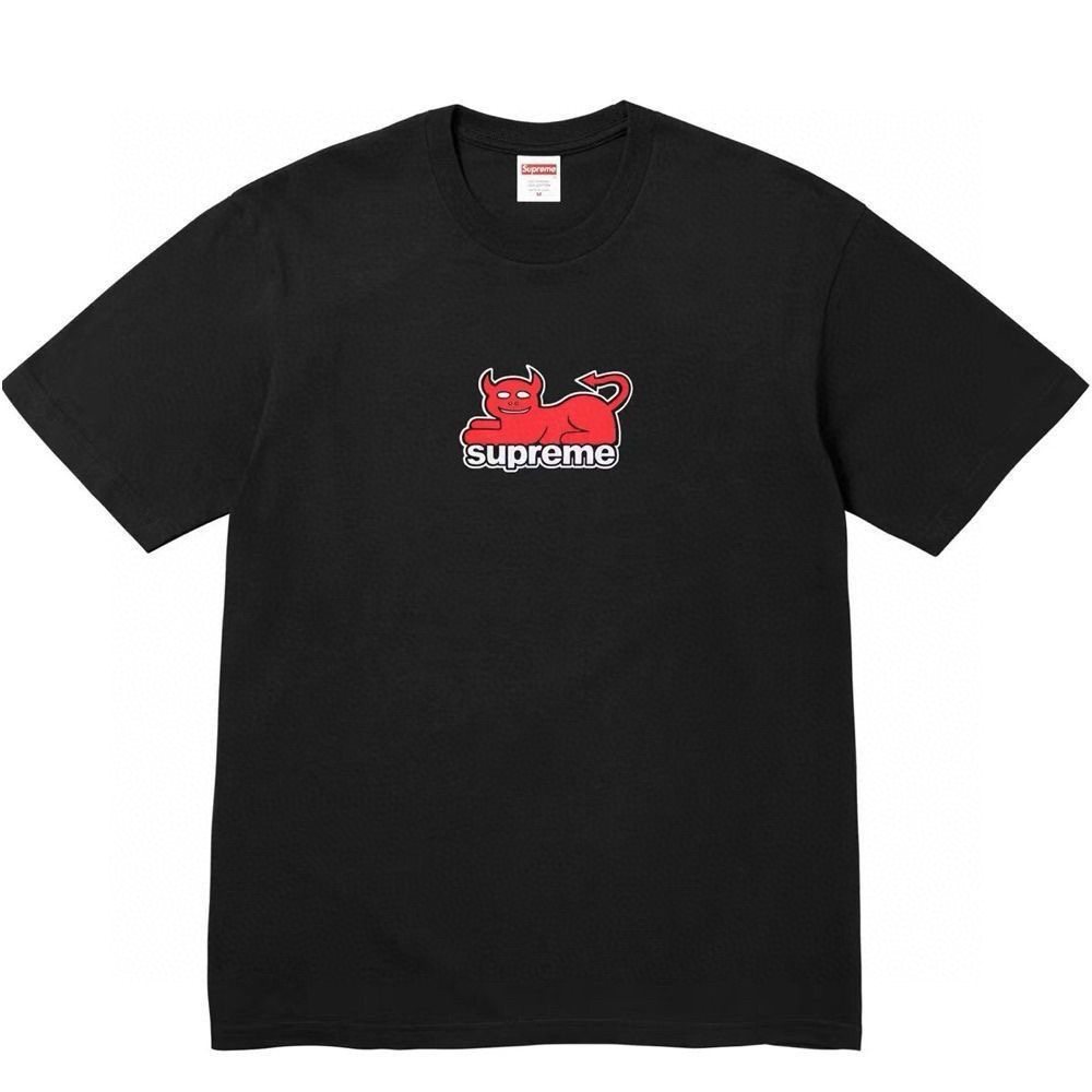 Supreme Devil Cat Graphic Short-Sleeve T-Shirt ¡ª hero