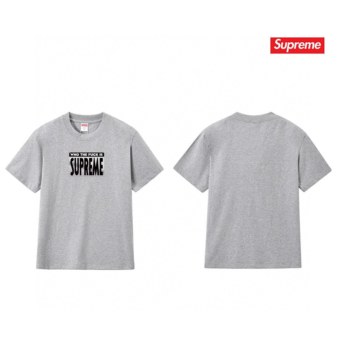 Supreme Who The Fuck Box Logo Graphic T-Shirt ¡ª back