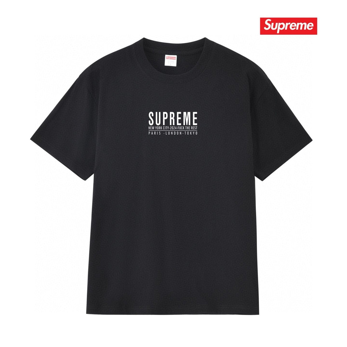 Supreme Chest Logo Graphic T-Shirt ¡ª front