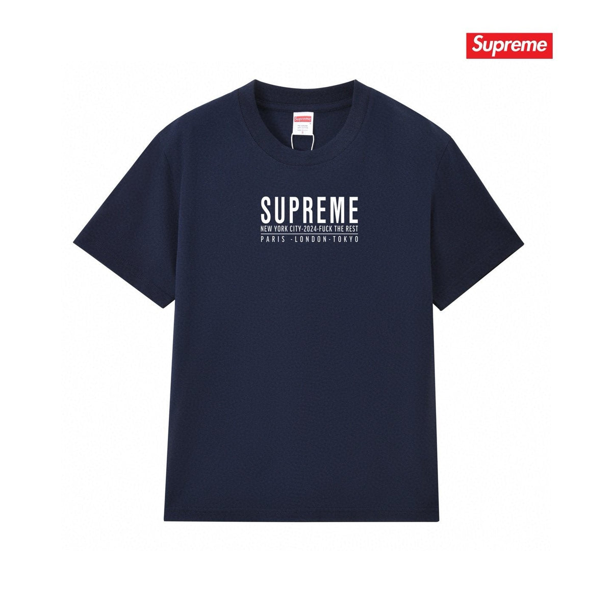 Supreme Chest Logo Graphic T-Shirt ¡ª front