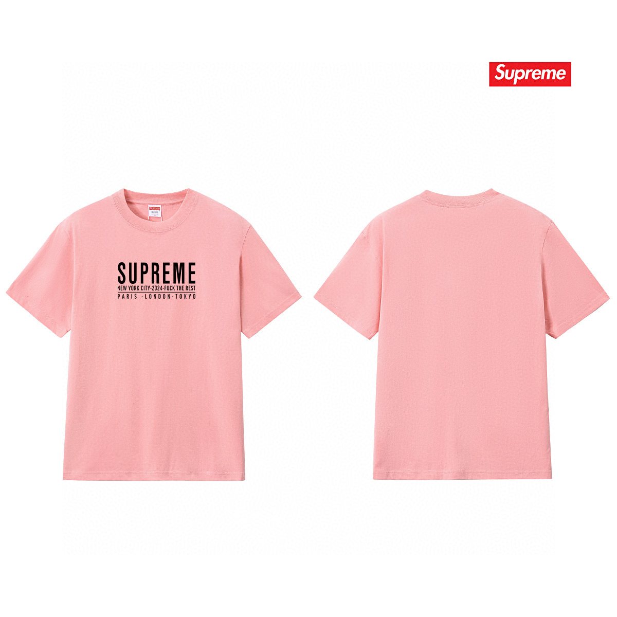 Supreme Chest Logo Graphic T-Shirt ¡ª comparison