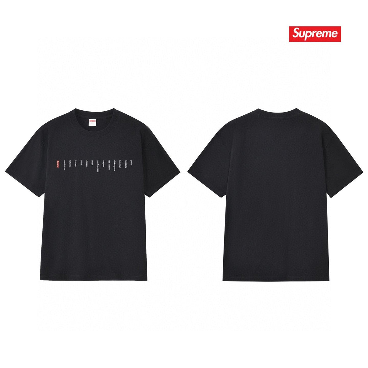 Supreme Location Graphic Short-Sleeve T-Shirt ¡ª back