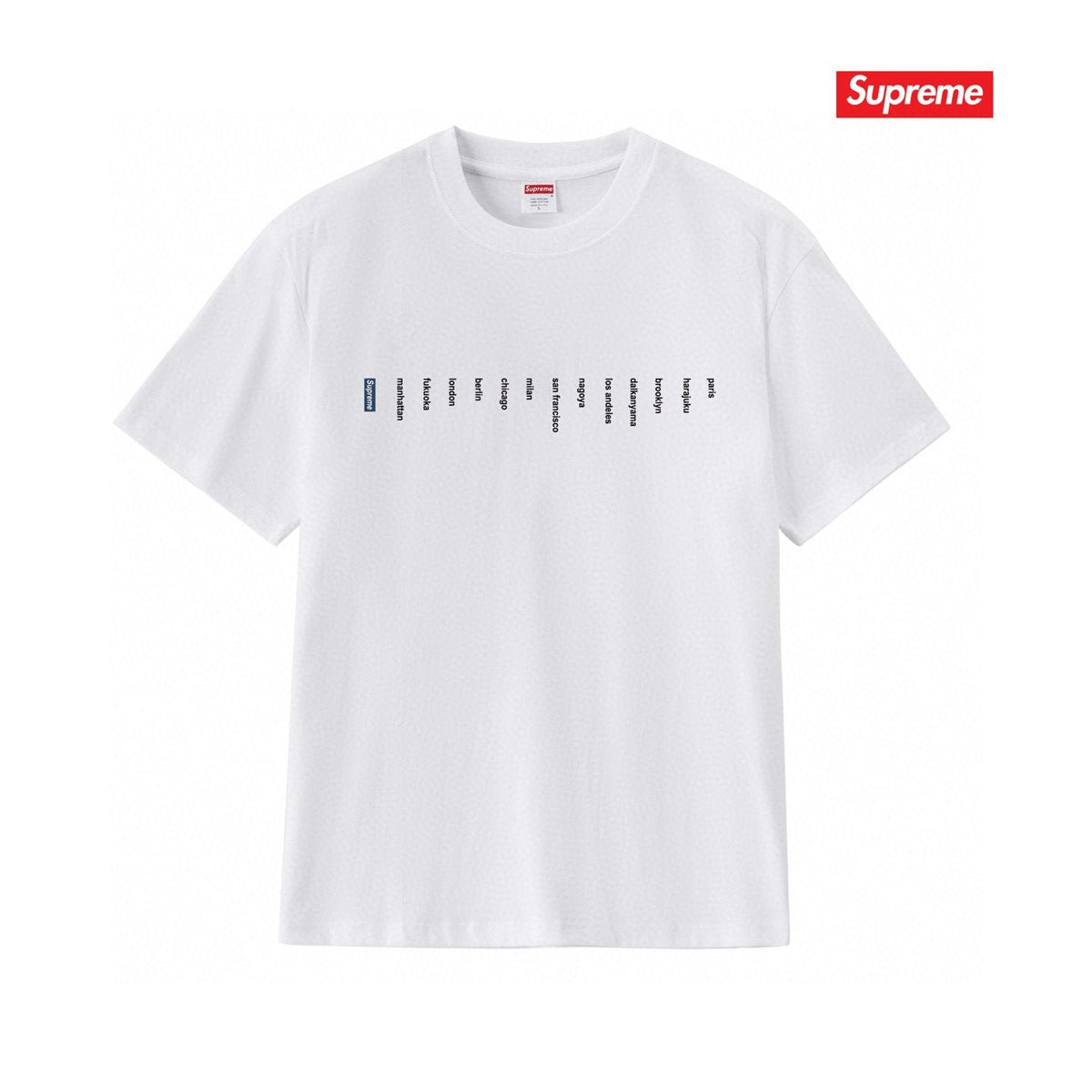 Supreme Location Graphic Short-Sleeve T-Shirt ¡ª front