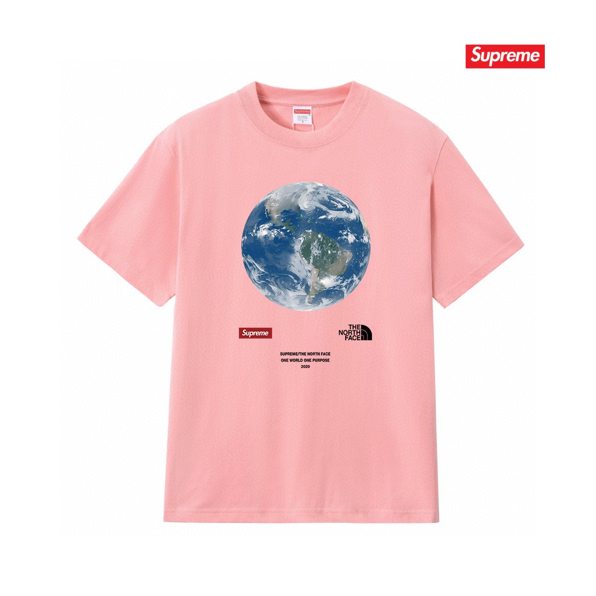 Supreme One World Earth Graphic T-Shirt ¡ª front
