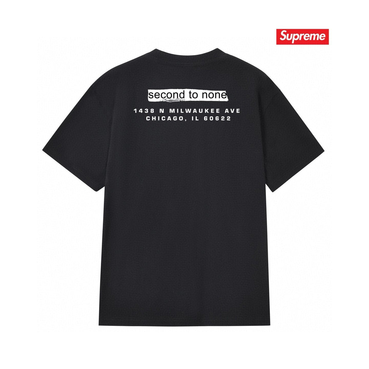 Supreme Chicago Store Opening Graphic Short-Sleeve T-Shirt ¡ª back