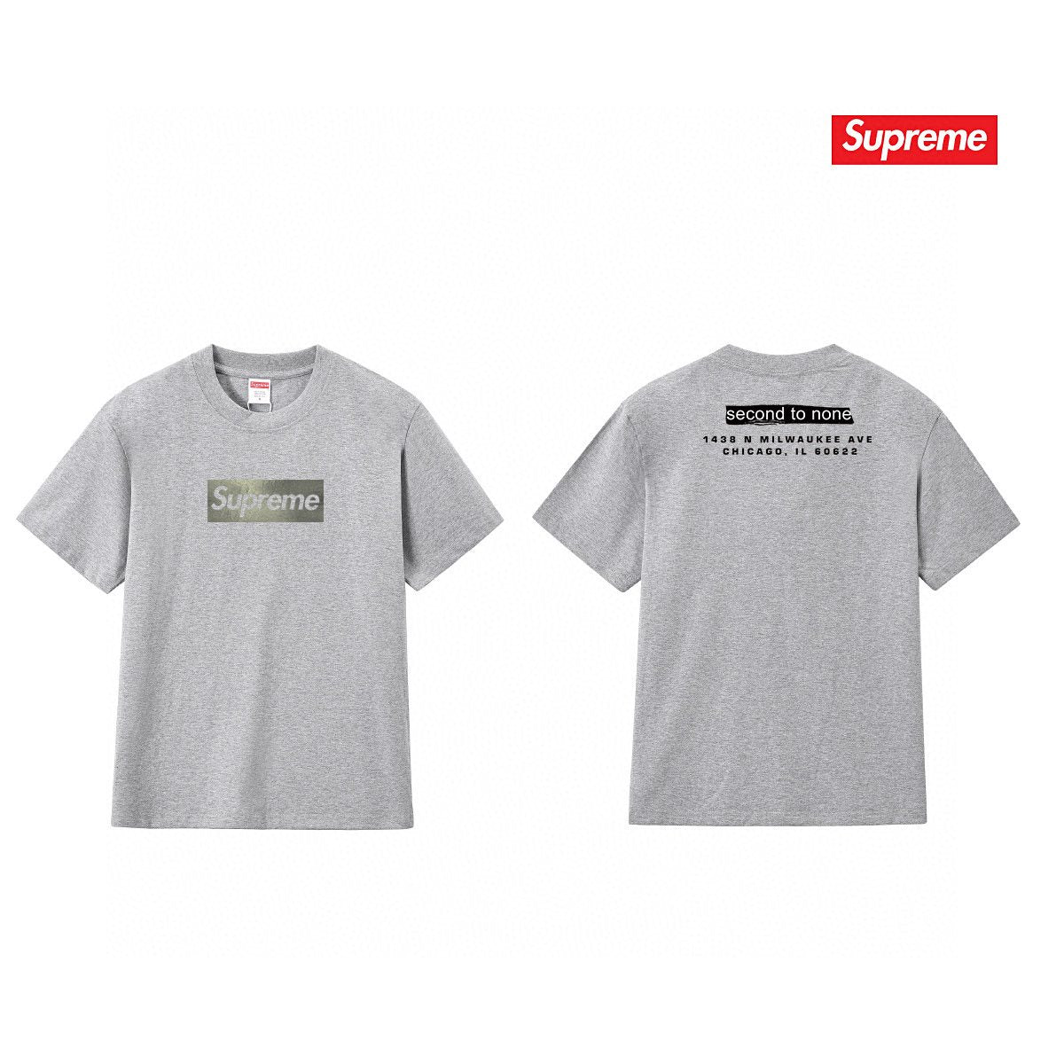 Supreme Chicago Store Opening Graphic Short-Sleeve T-Shirt ¡ª comparison