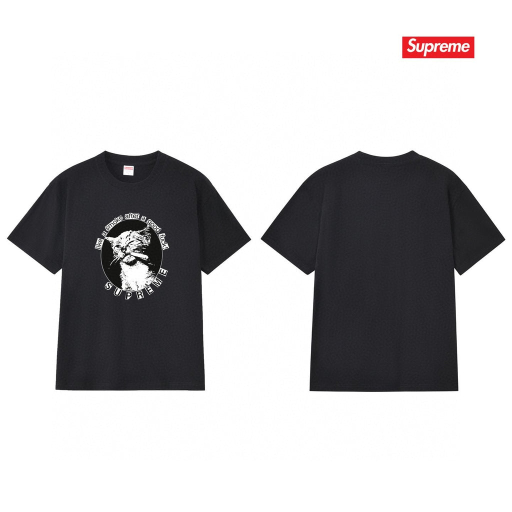 Supreme Cat Smoke Graphic T-Shirt ¡ª back