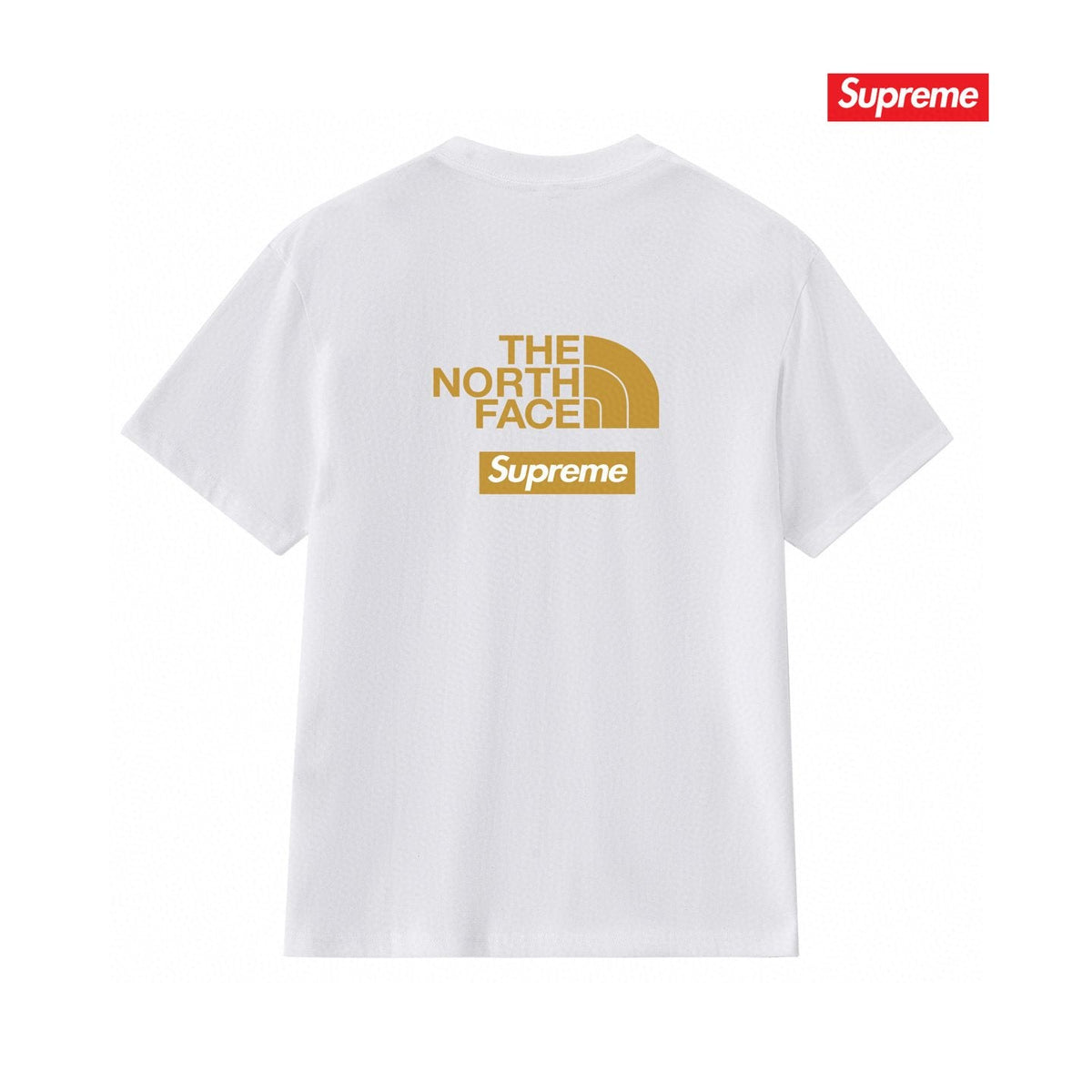 Supreme Gold Mountain Logo Graphic Short-Sleeve T-Shirt ¡ª back