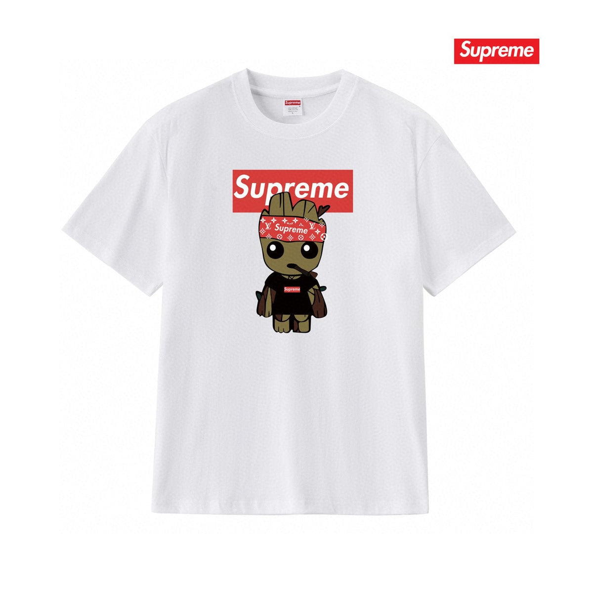 Supreme Tree Character Graphic Short-Sleeve T-Shirt ¡ª hero