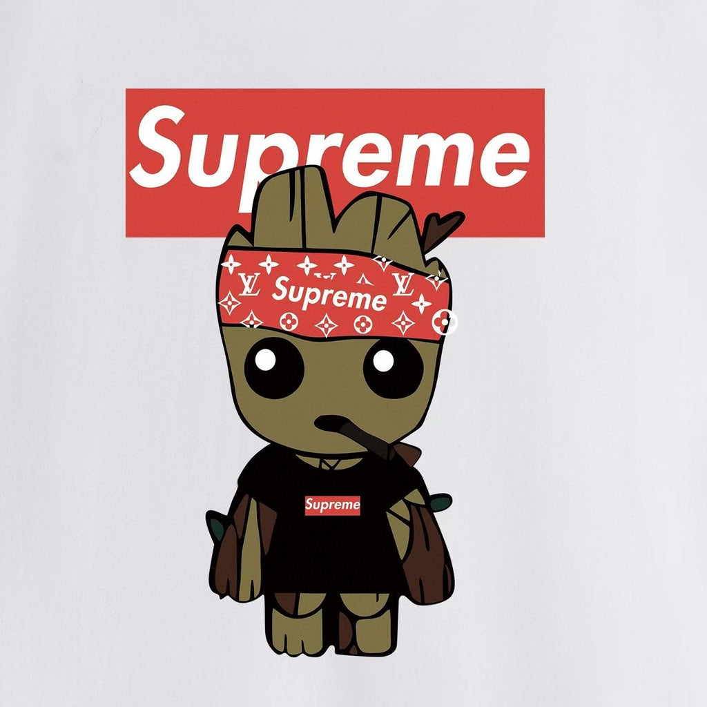 Supreme Tree Character Graphic Short-Sleeve T-Shirt ¡ª detail