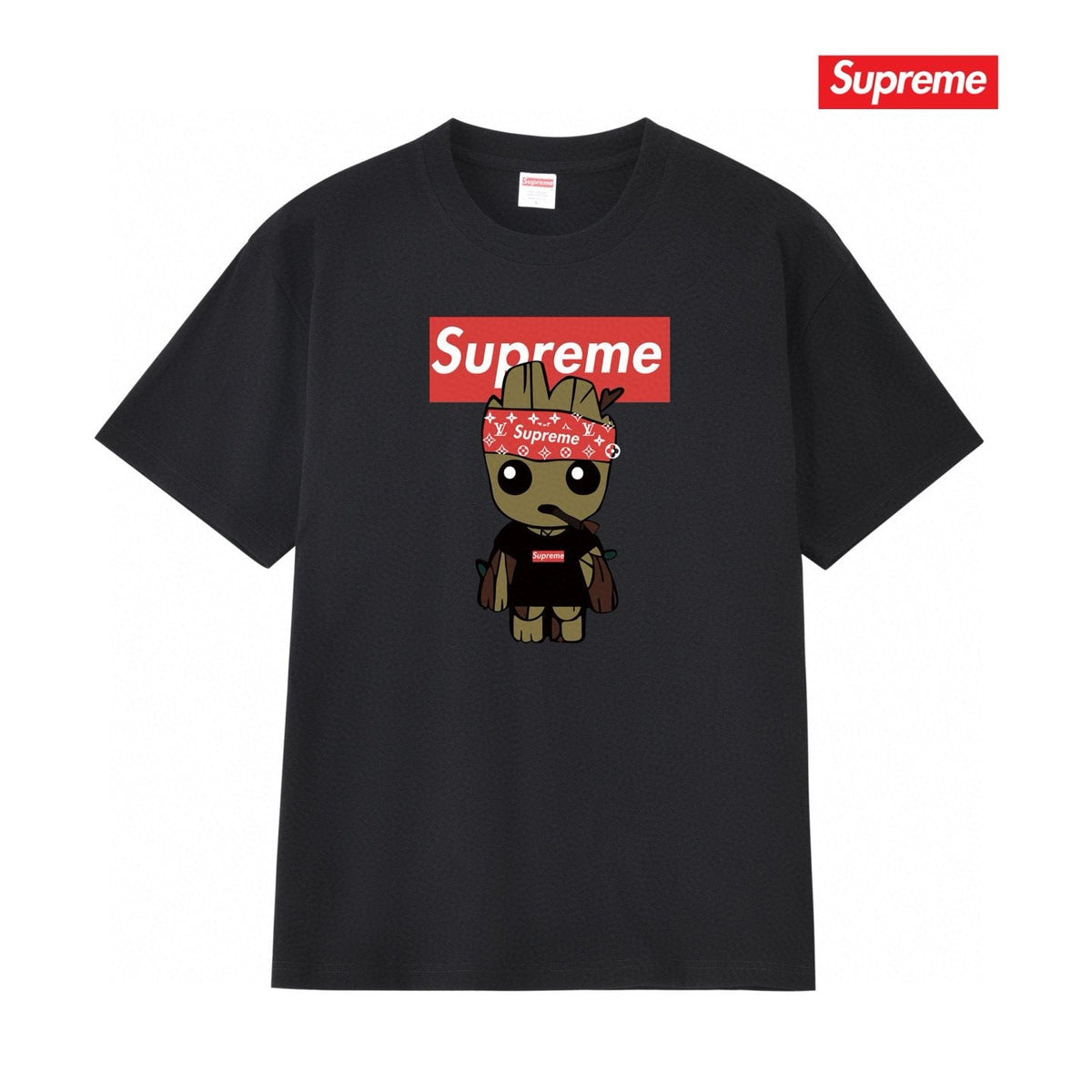 Supreme Tree Character Graphic Short-Sleeve T-Shirt ¡ª front