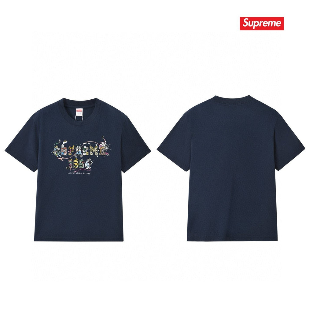 Supreme Cartoon Letter Graphic T-Shirt ¡ª back