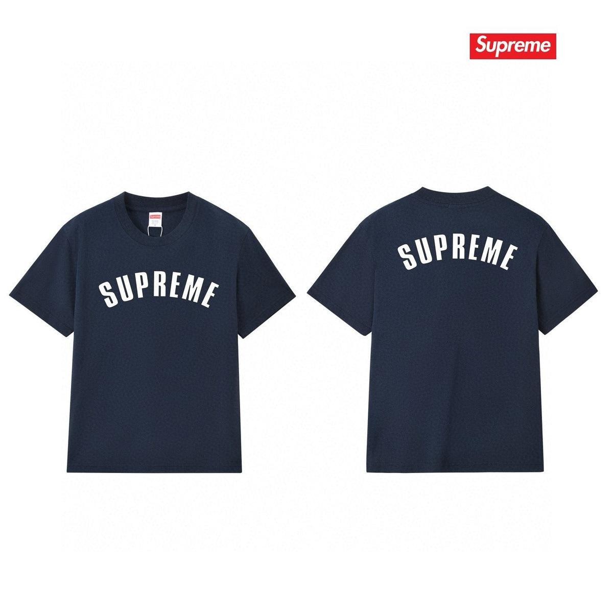 Supreme Cracked Arched Wordmark Graphic T-Shirt ¡ª comparison