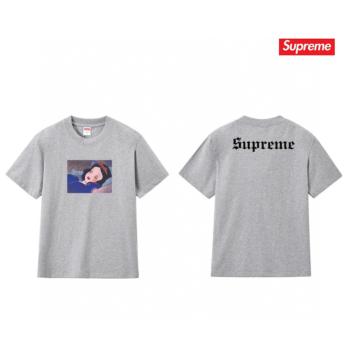 Supreme Snow White Graphic Short-Sleeve T-Shirt ¡ª comparison
