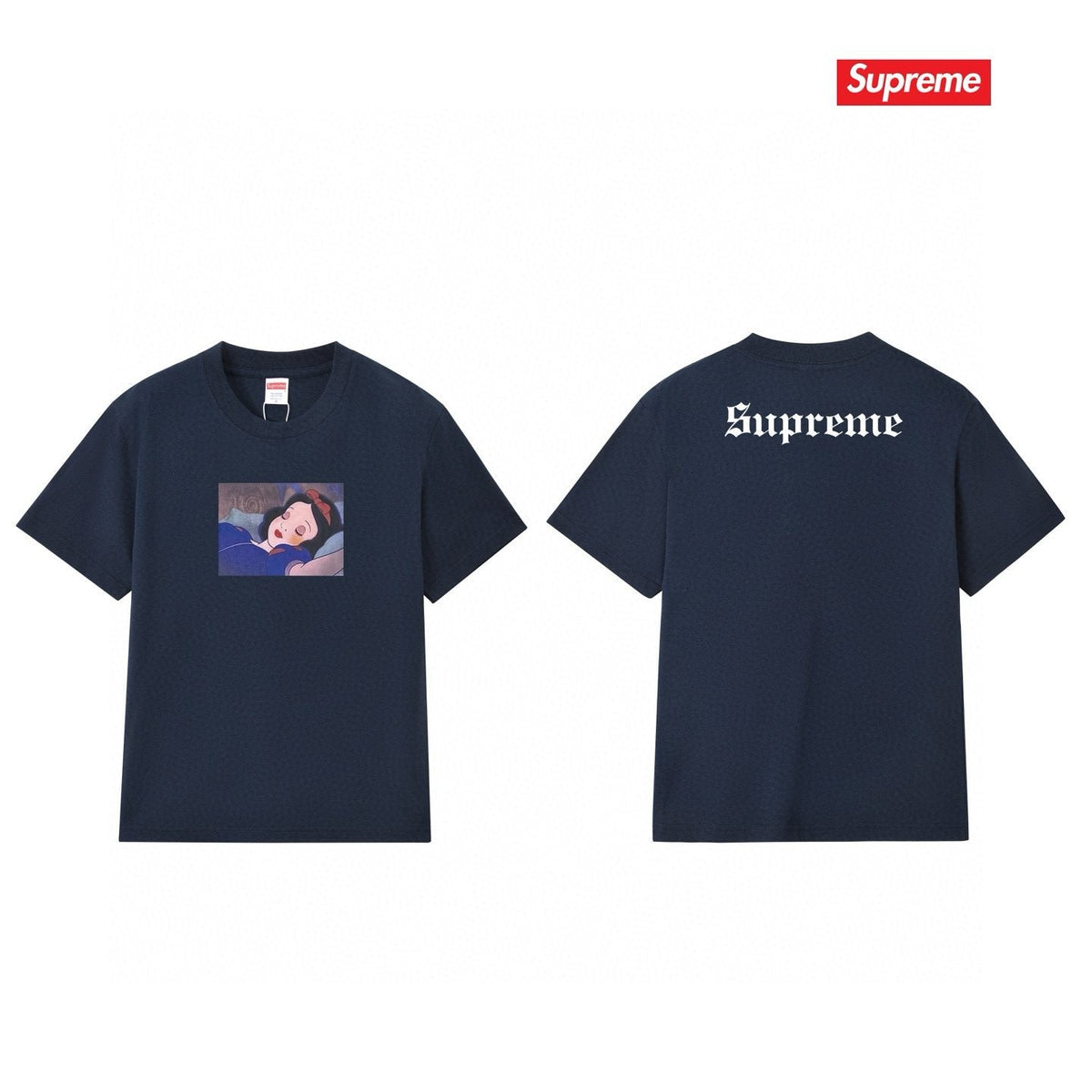 Supreme Snow White Graphic Short-Sleeve T-Shirt ¡ª comparison
