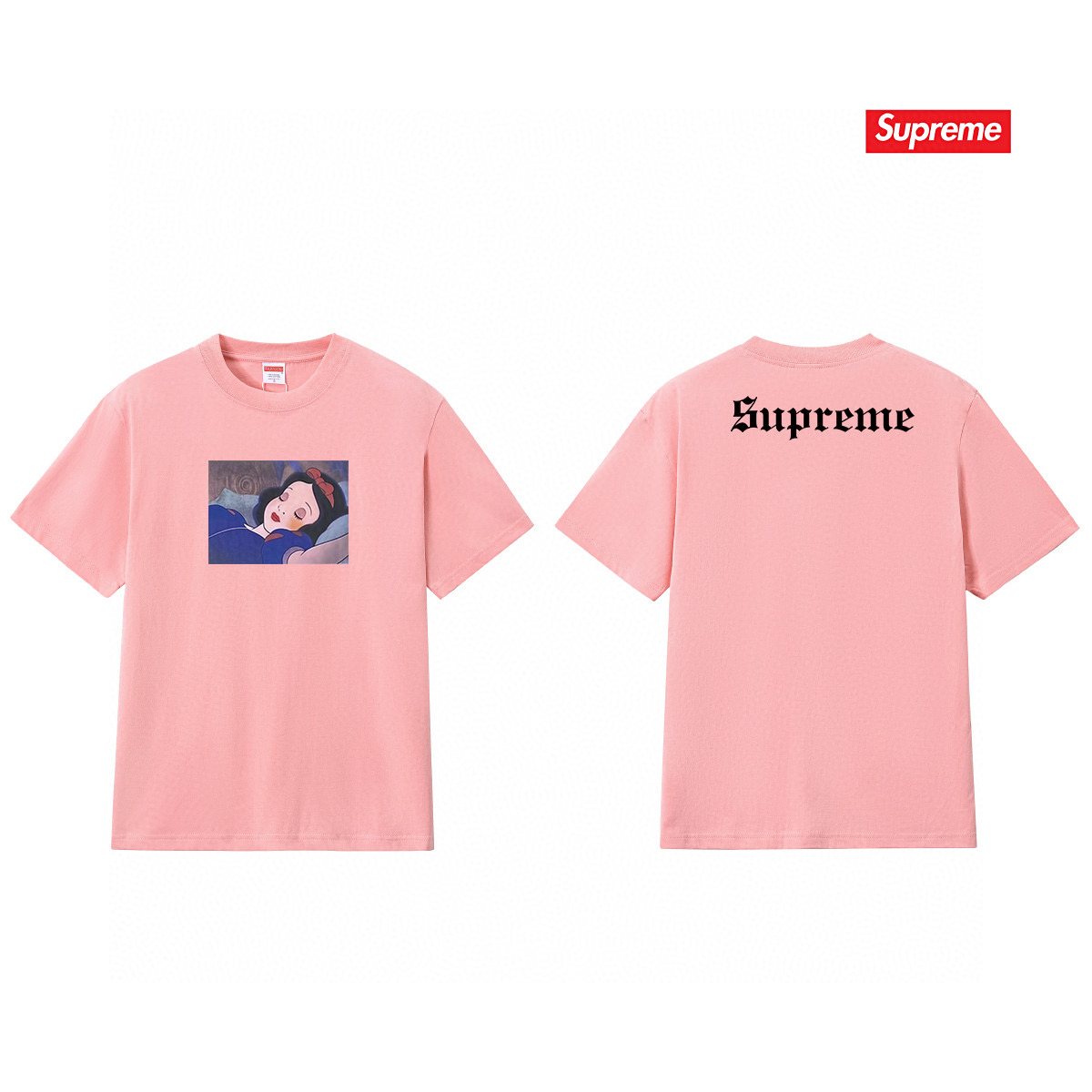 Supreme Snow White Graphic Short-Sleeve T-Shirt ¡ª comparison