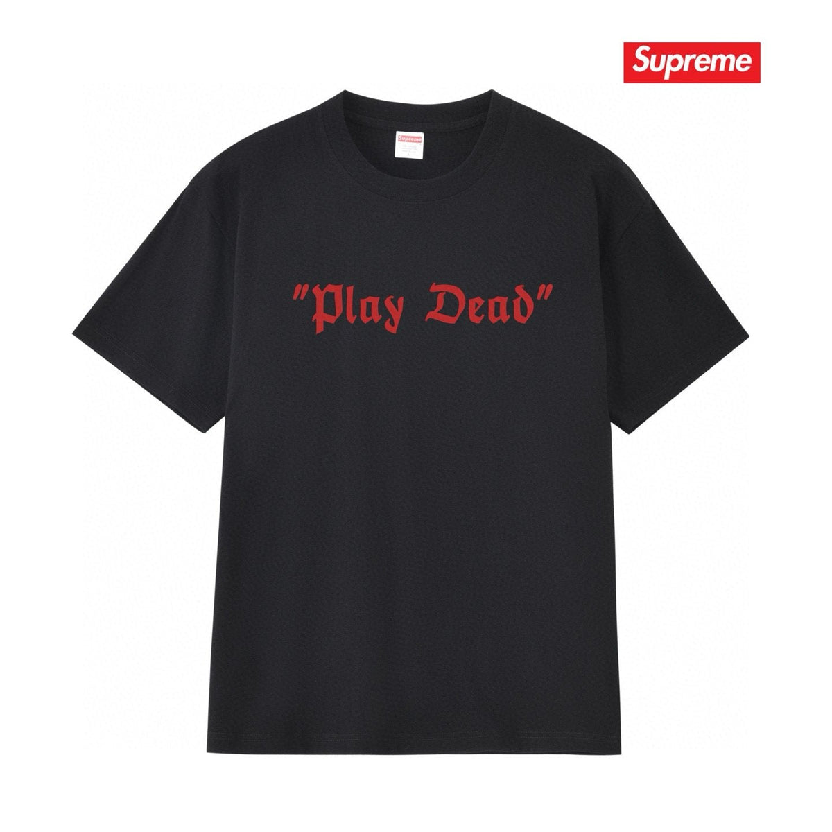 Supreme Play Dead Graphic Short-Sleeve T-Shirt ¡ª front