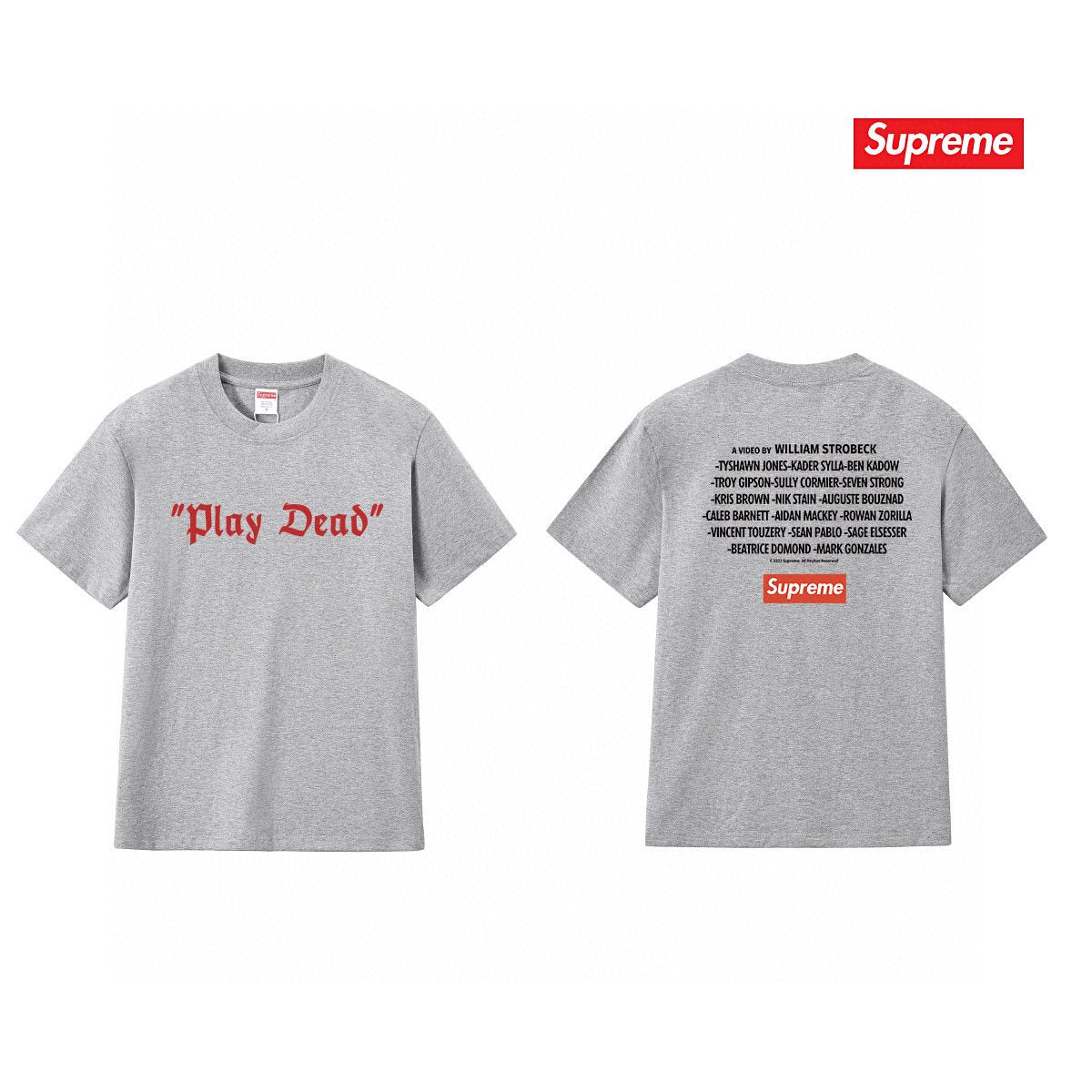 Supreme Play Dead Graphic Short-Sleeve T-Shirt ¡ª comparison