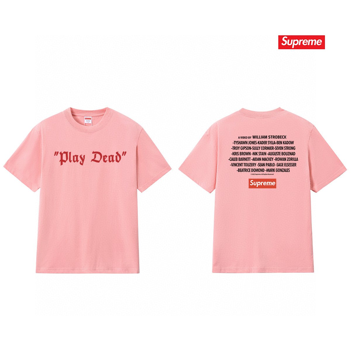 Supreme Play Dead Graphic Short-Sleeve T-Shirt ¡ª comparison